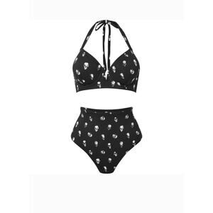 Killstar "Skulls" Bikini Size L NWT
